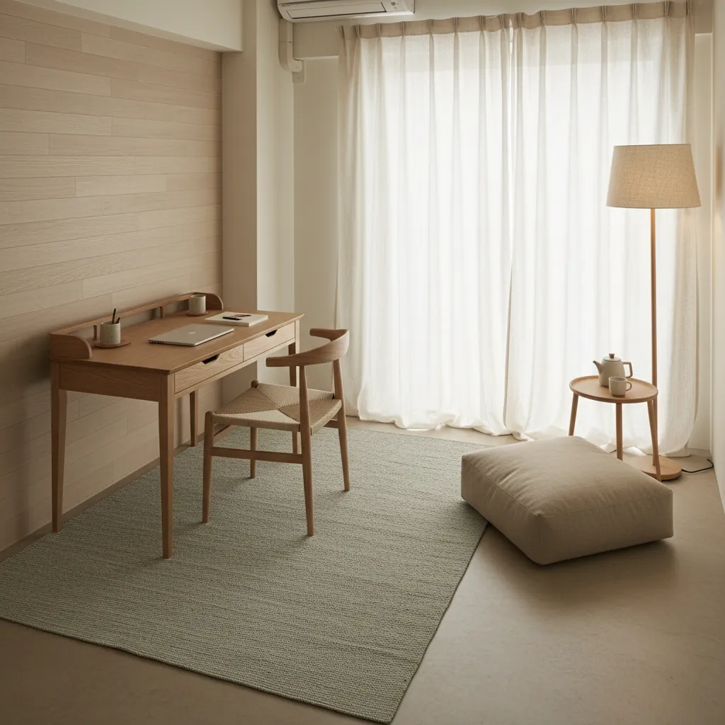 学習と休息を分けるゾーニングで東京小戸型を整える