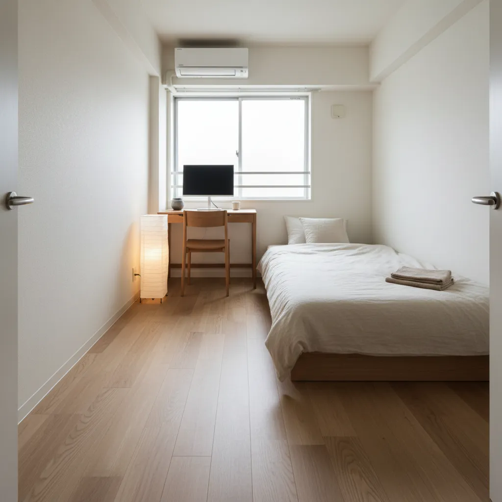 一人暮らし男性の6畳部屋を整える5つの設計アイデア｜東京公寓設計