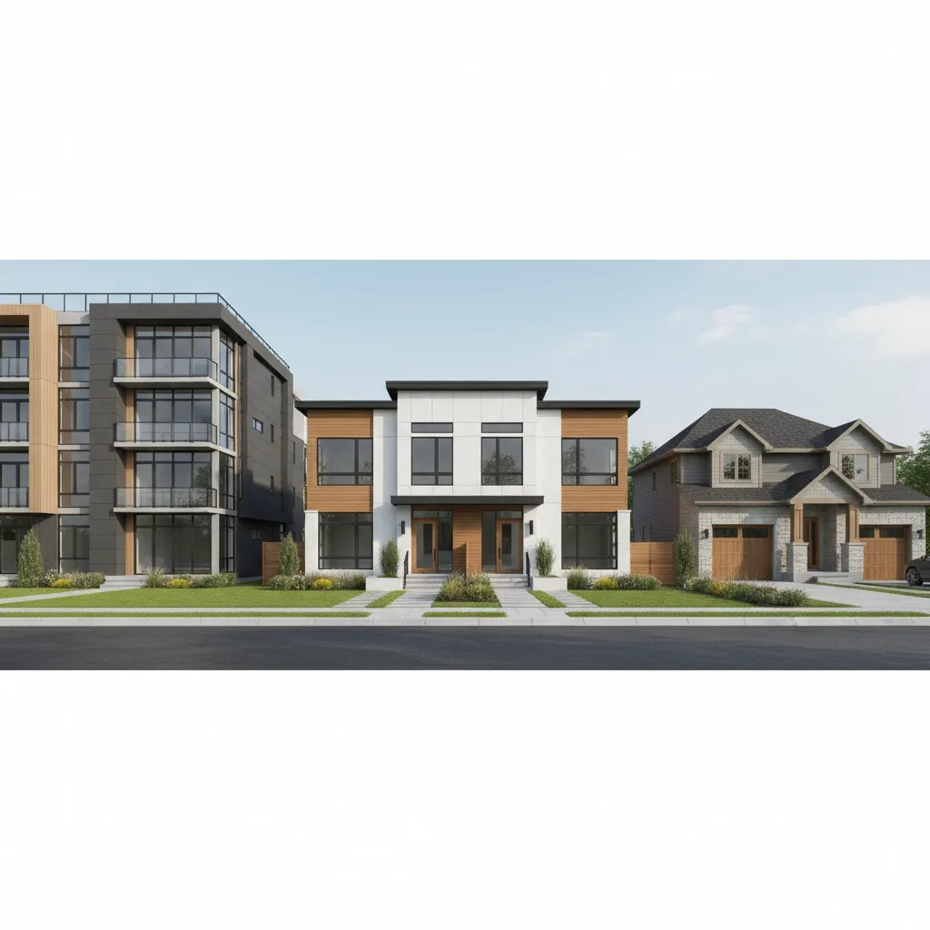 Townhome vs Condo vs Single-Family Home: Size and Price Comparison: A practical breakdown of square footage, price, and real lifestyle trade‑offs between three common housing types.