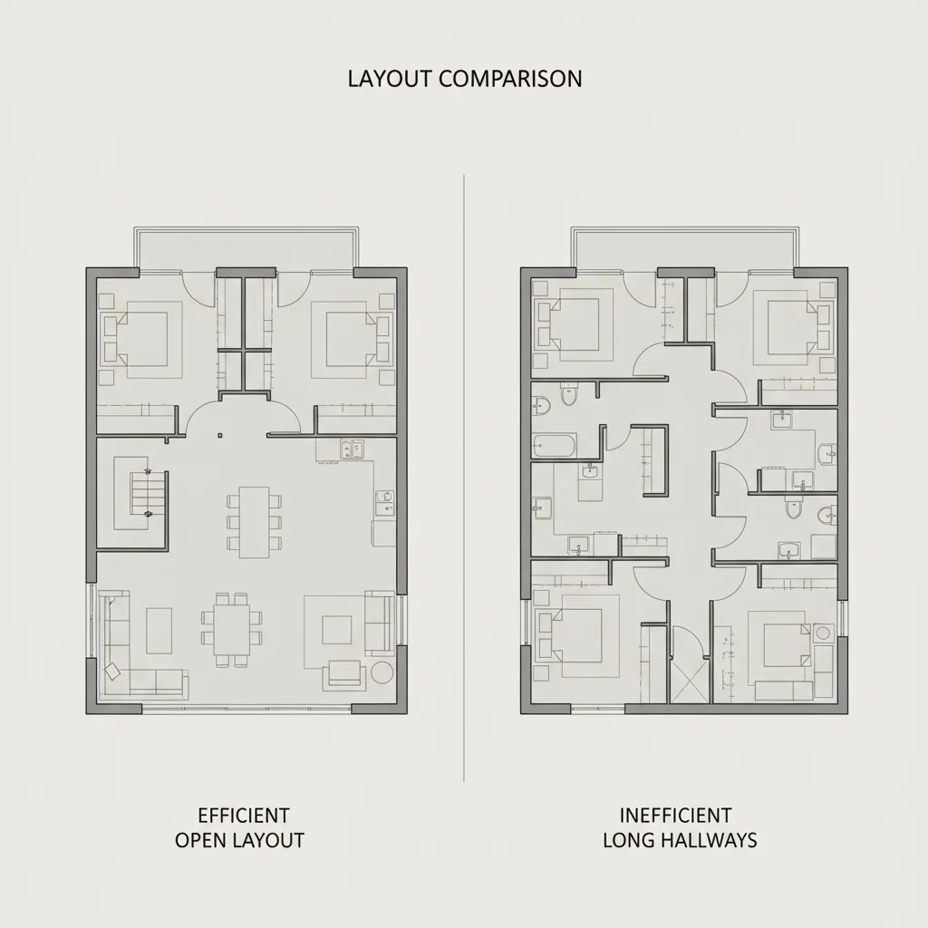 Ignoring Price Per Square Foot Differences