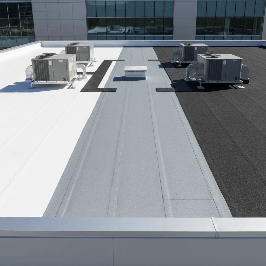 TPO vs PVC vs EPDM: Which Flat Roof Is Safest for Foot Traffic?