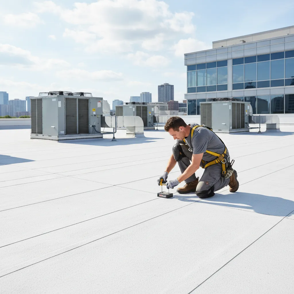 Common Problems Caused by Walking on TPO Roofs (And How to Fix Them)