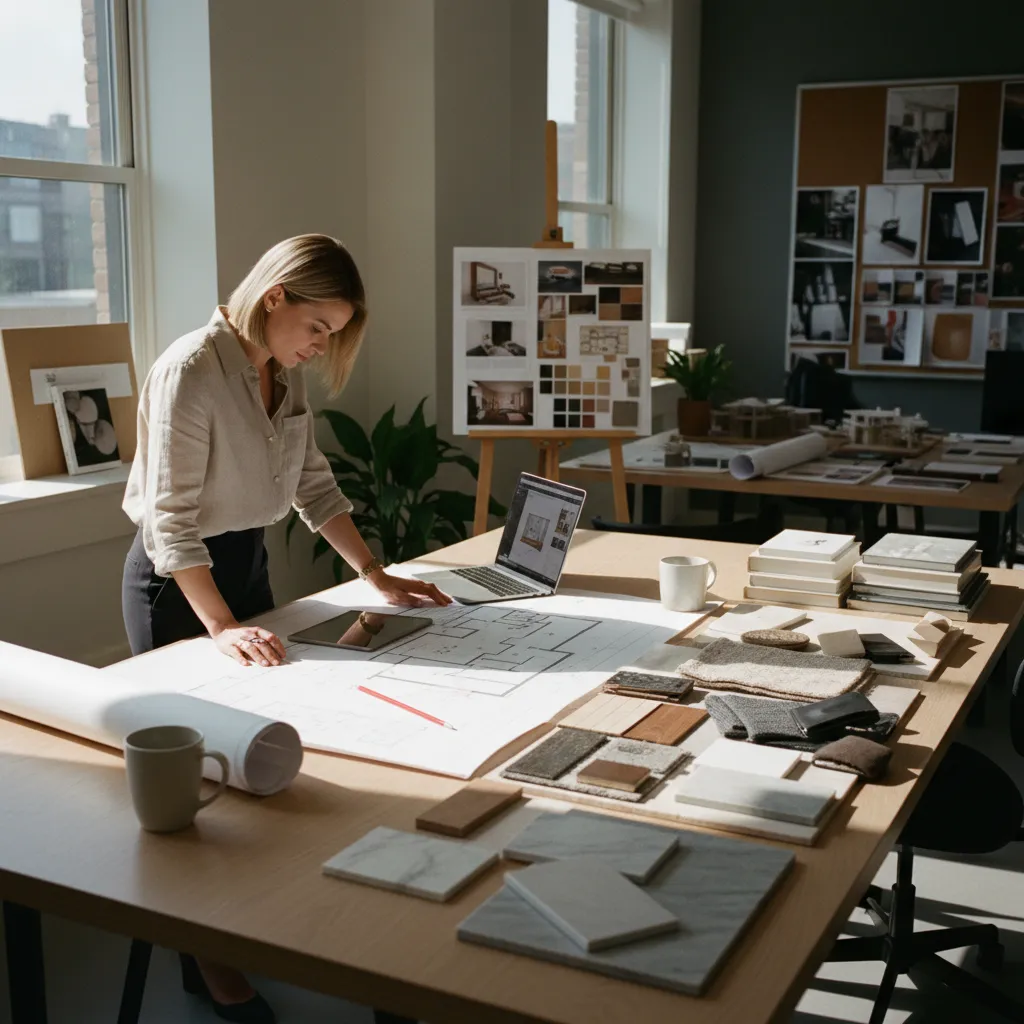 Trabajar como decorador de interiores: guía realista