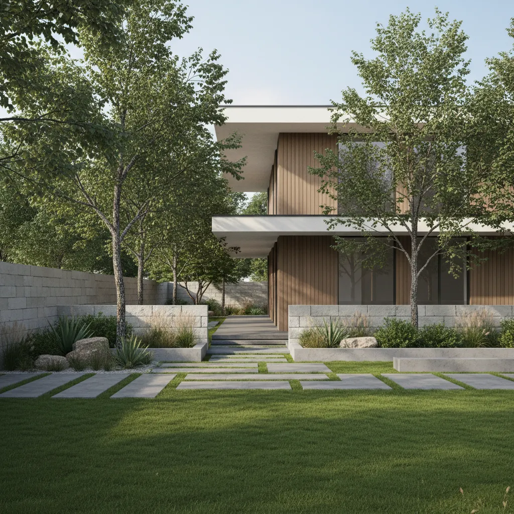Landscape Industry Guidelines for Planting Trees Near Walls and Property Boundaries