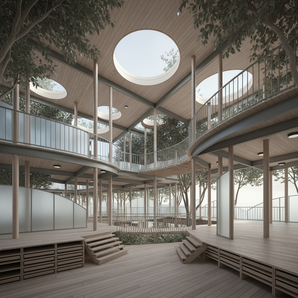 A closer look at Calling Wo Poll Synergistic Treehouse Apartment