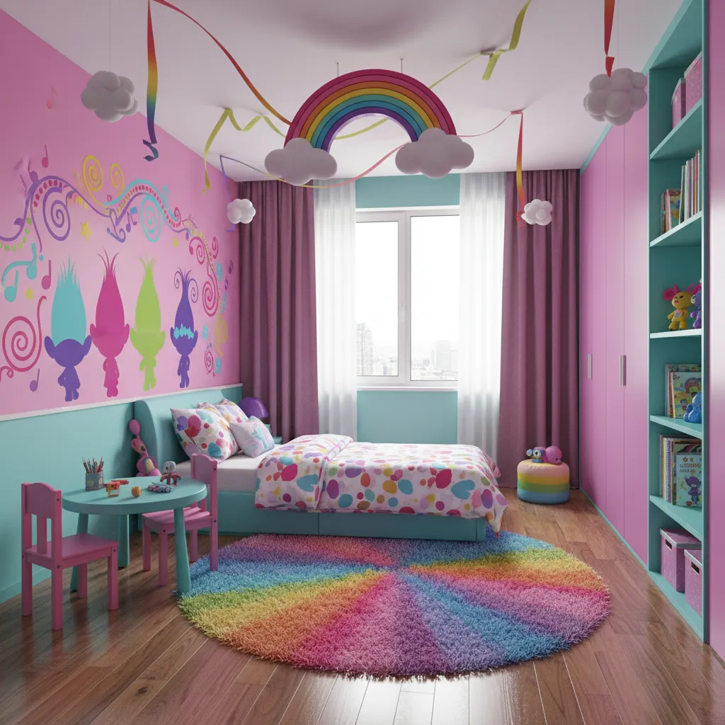 Budget Friendly Trolls Room Decor Ideas for Parents
