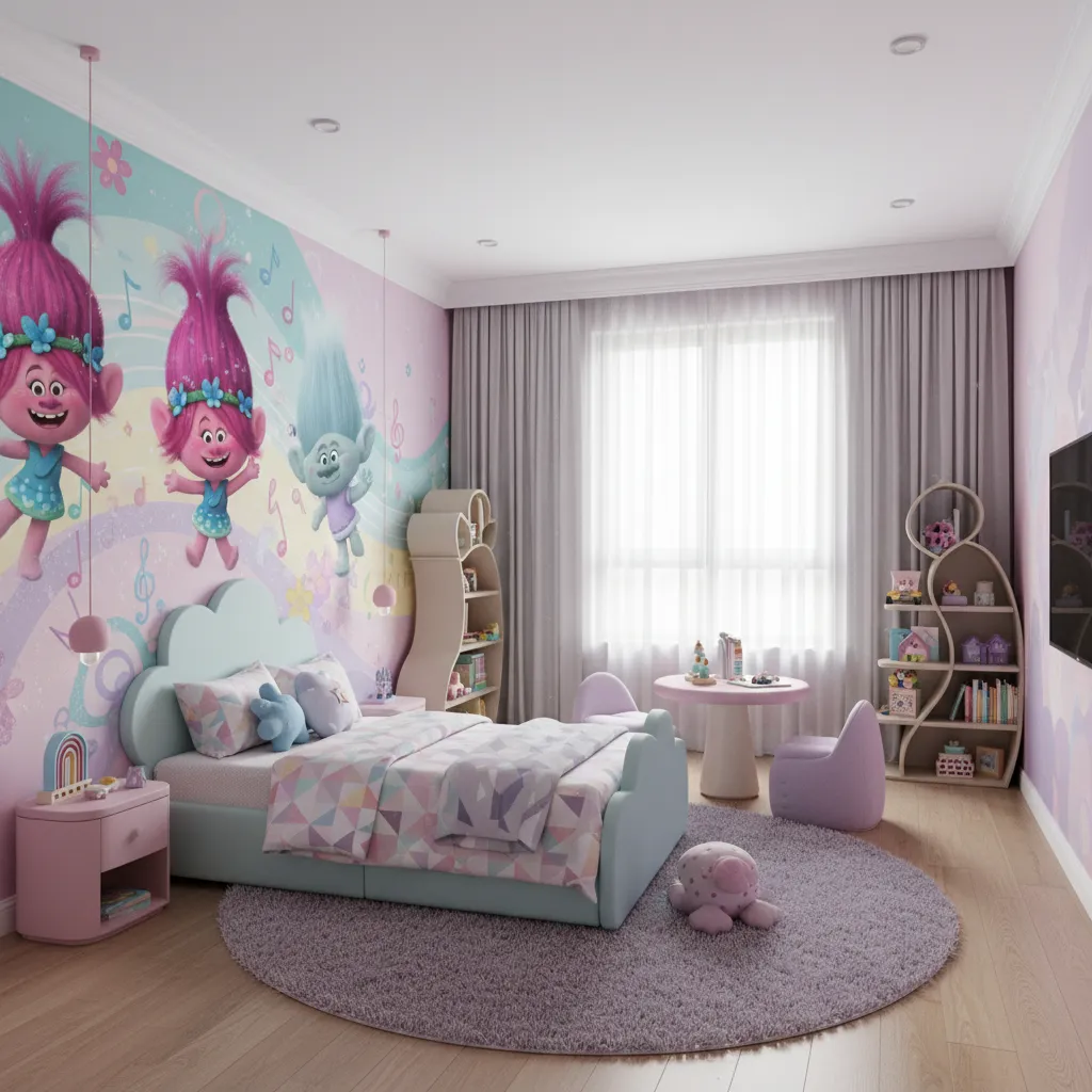 Trolls Bedroom Decor Trends in the Kids Interior Design Industry