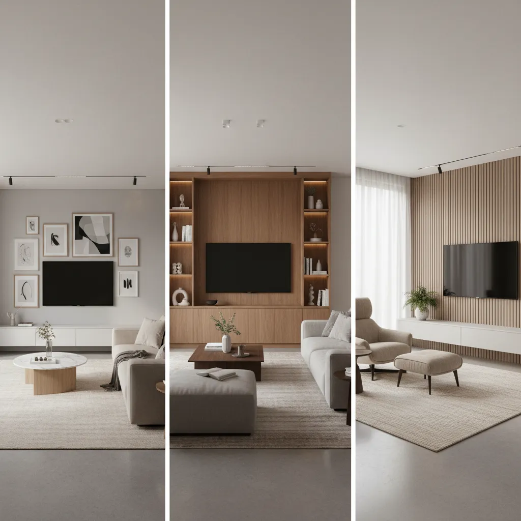 TV Wall Decor Styles Compared: Gallery Wall vs Built-In Shelves vs Panel Designs