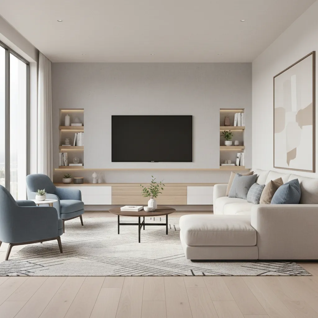 How High Should a TV Be on a Wall Unit?