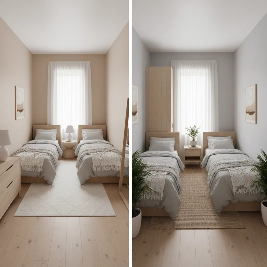 Best Twin Bed Layout for Different Room Shapes