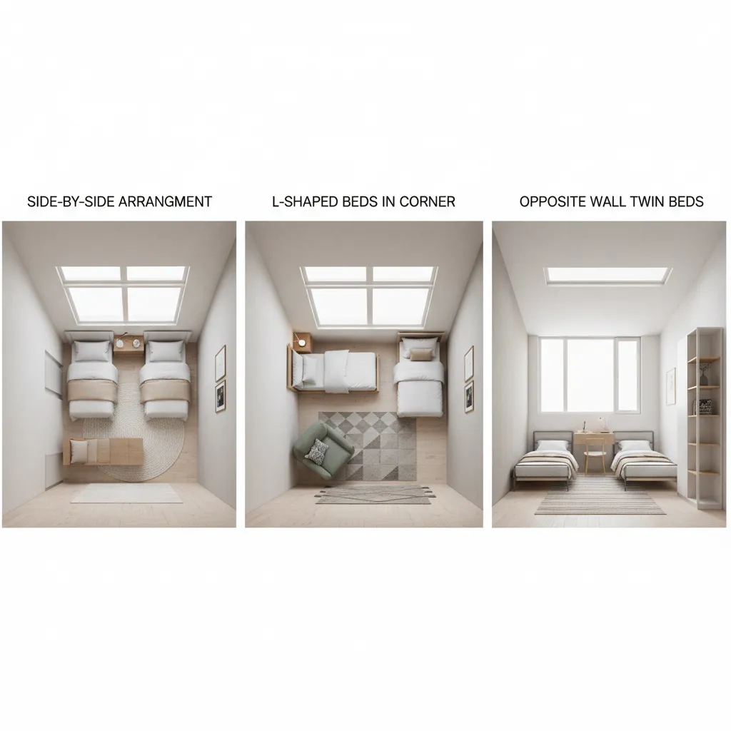Best Layouts for Two Twin Beds in a Small Room Side by Side vs L Shape vs Opposite Walls