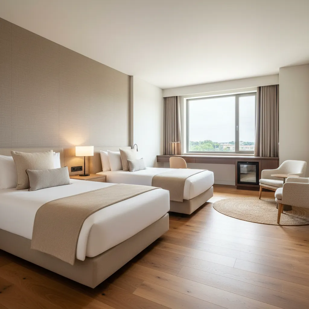 Twin Bed Room Layouts for Vacation Rentals, Hostels, and Guest Rooms