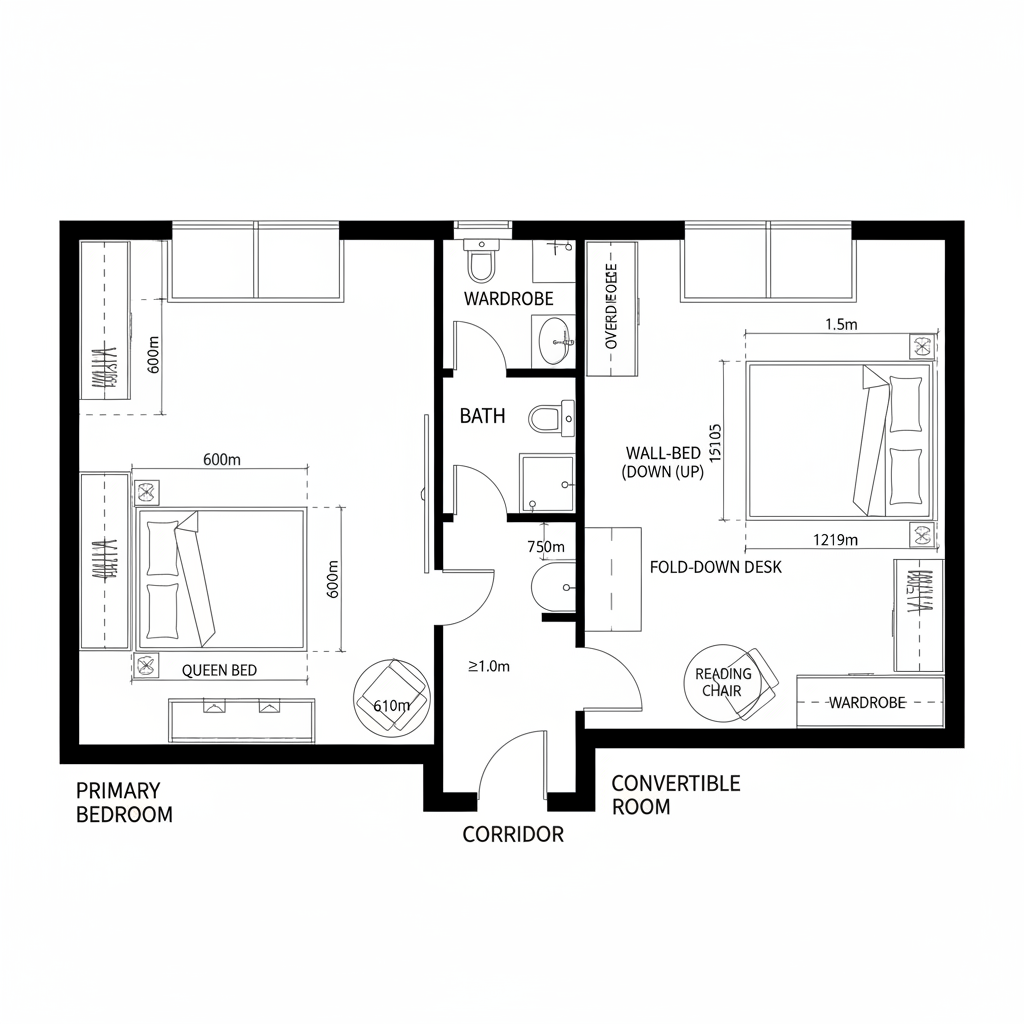 Picture of Apartment in Bhubaneswar Floor Plan: Fix Cramped Layout