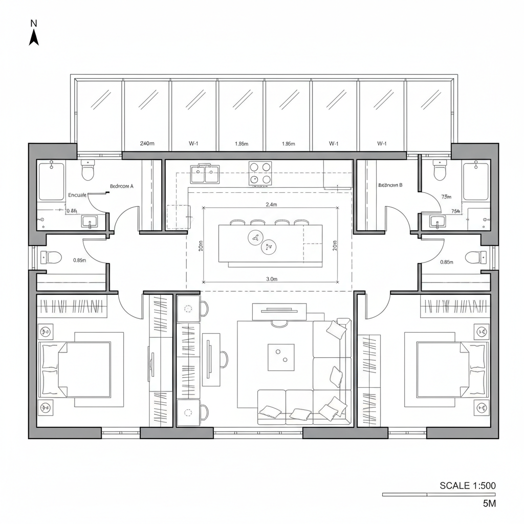 Image showcasing City View Apartment Floor Plans: Future-Ready Urban Interfaces
