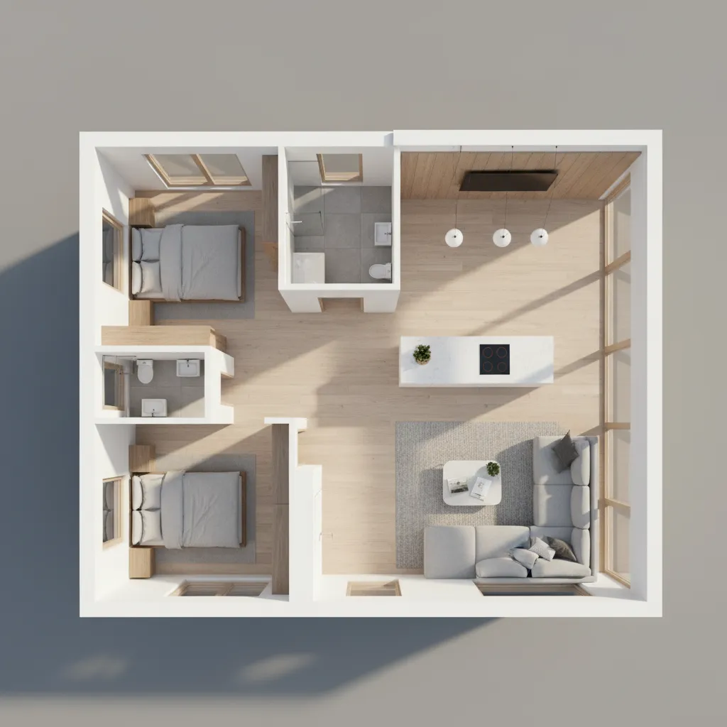 2 Bedroom 1 Kitchen 1 Bathroom House Plans: Smart Layout Ideas That Actually Work