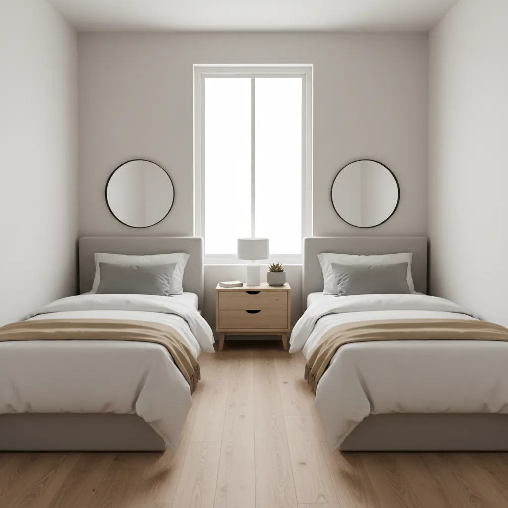 How to Fit Two Beds in a 10x10 Room