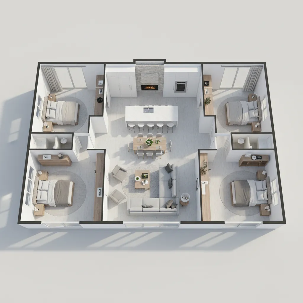 Best Layouts for 2000 Sq Ft Homes with Two Master Suites