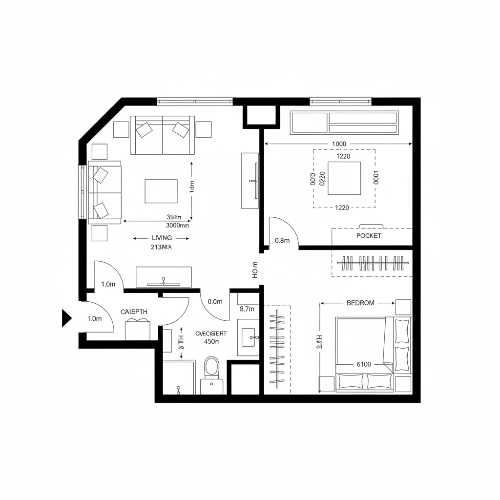 Service Core Layout Budget Too Tight? 5 Lakh Floor Plan Layouts That Work
