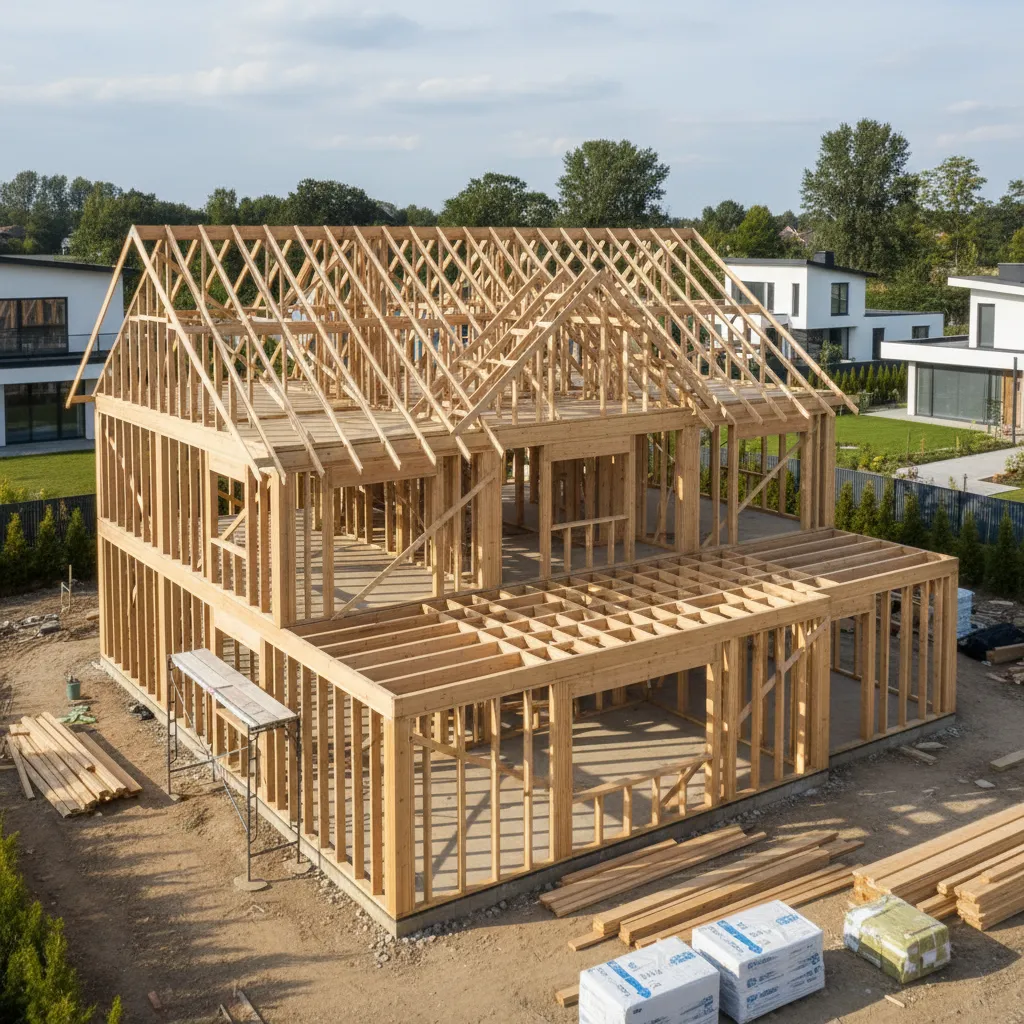 How Two-Story House Construction Works in the Residential Building Industry: A professional look at how builders design, engineer, and construct modern two‑story homes from planning to completion.