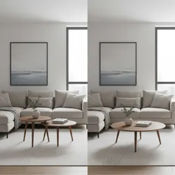 Two Coffee Tables vs One Coffee Table in Small Living Rooms