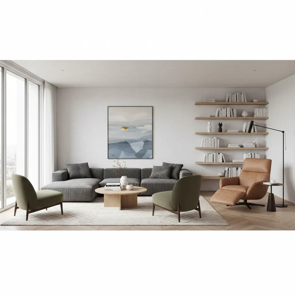 Layout Option 1: Two-Zone Conversation Layout