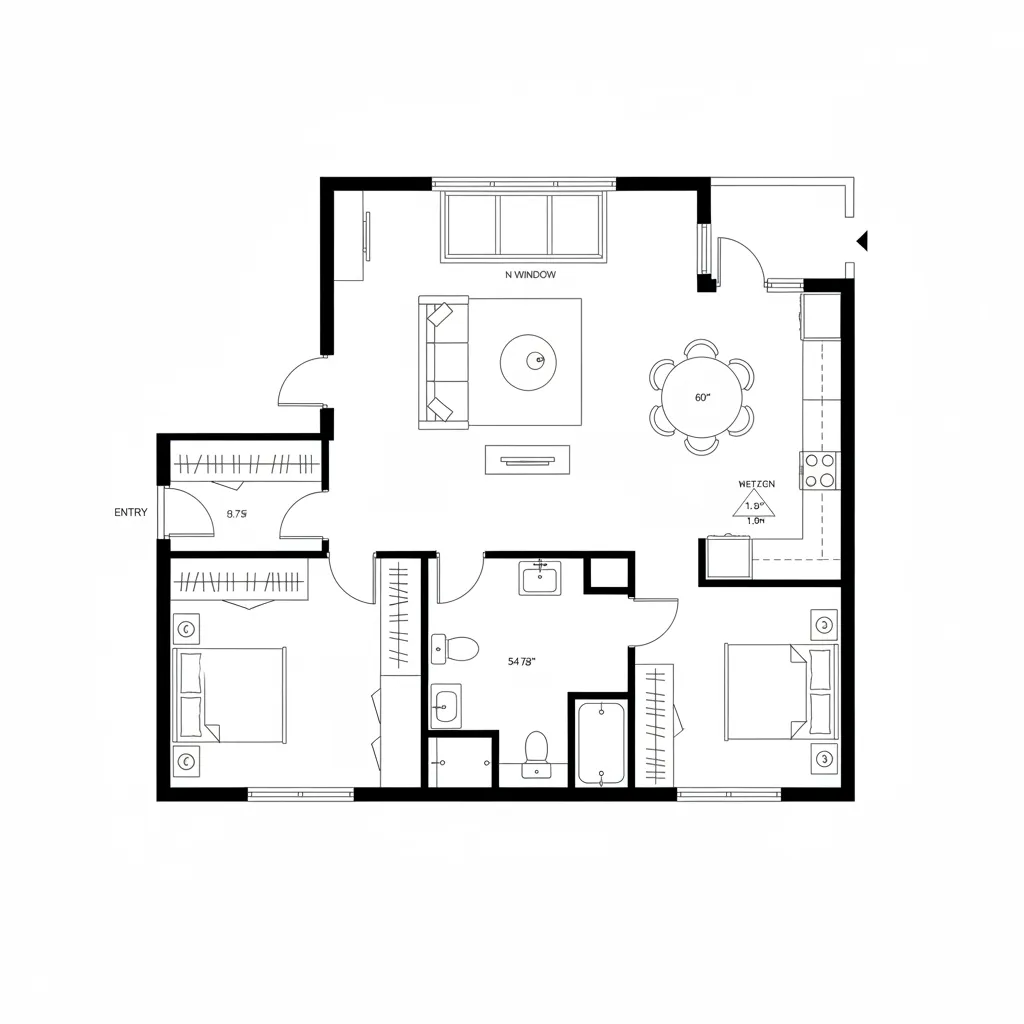 Type A: East-Entry Compact 2-Bed