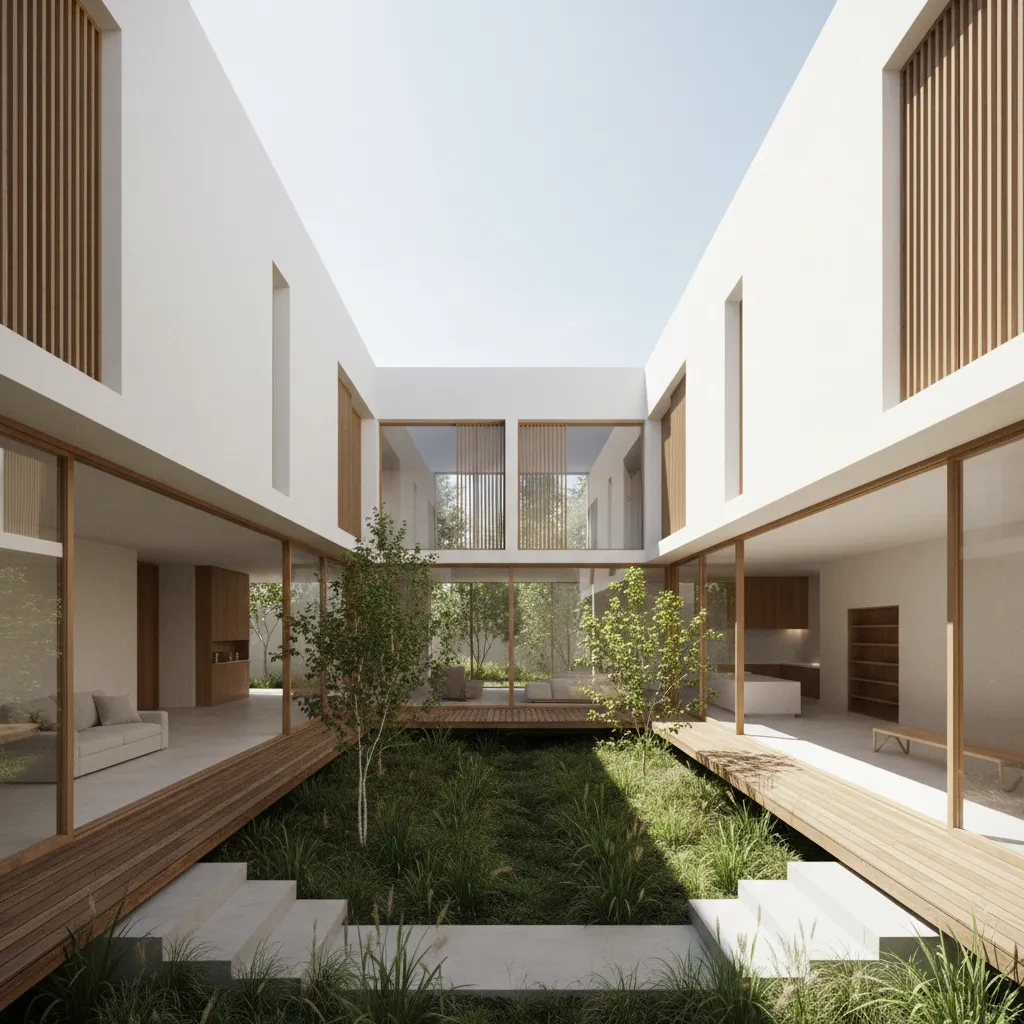 Two-Story U-Shaped Layout, Written From the Near Future