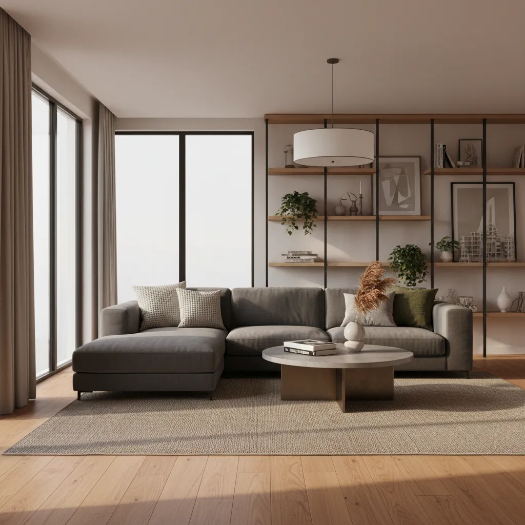 Example of a realistic interior 3D render used in UK design presentations