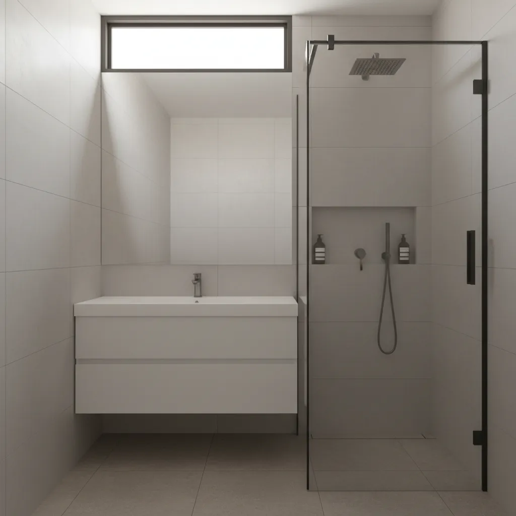 Professional Design Rules Architects Use for Ultra Small Bathrooms