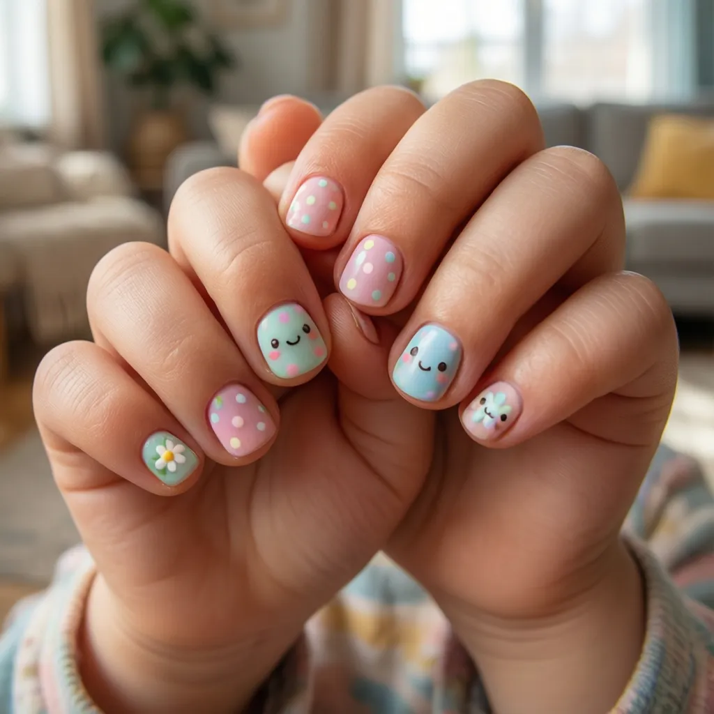 Diseños de uñas fáciles para niñas en casa paso a paso