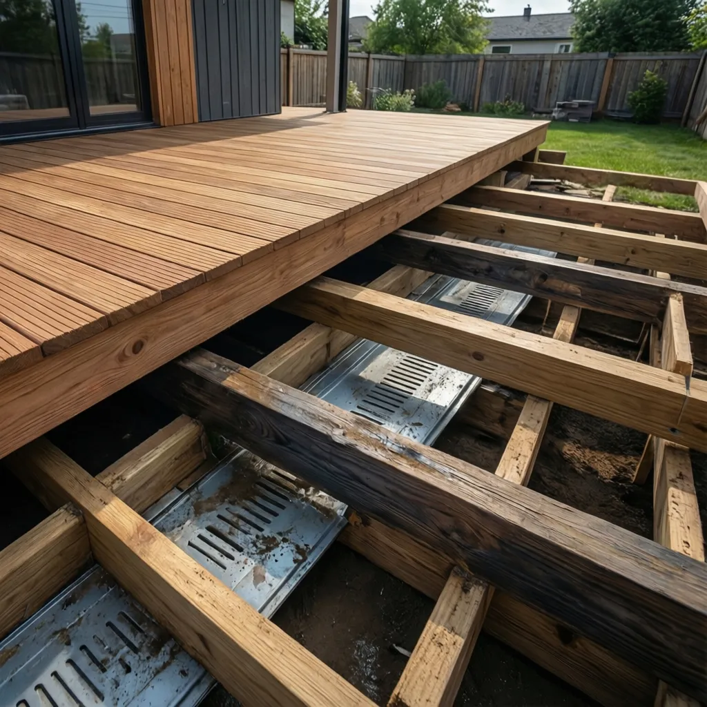 Common Under-Deck Roof Problems That Lead to Joist Rot