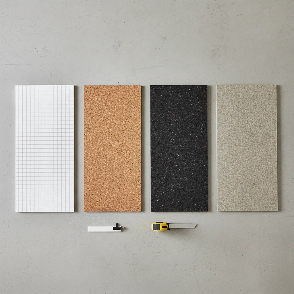 visual comparison of foam cork rubber and premium flooring underlayment materials