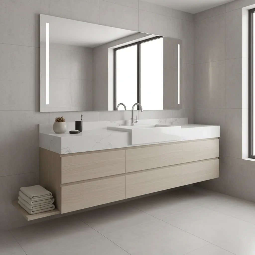 Best Countertops for an Undermount Bathroom Sink