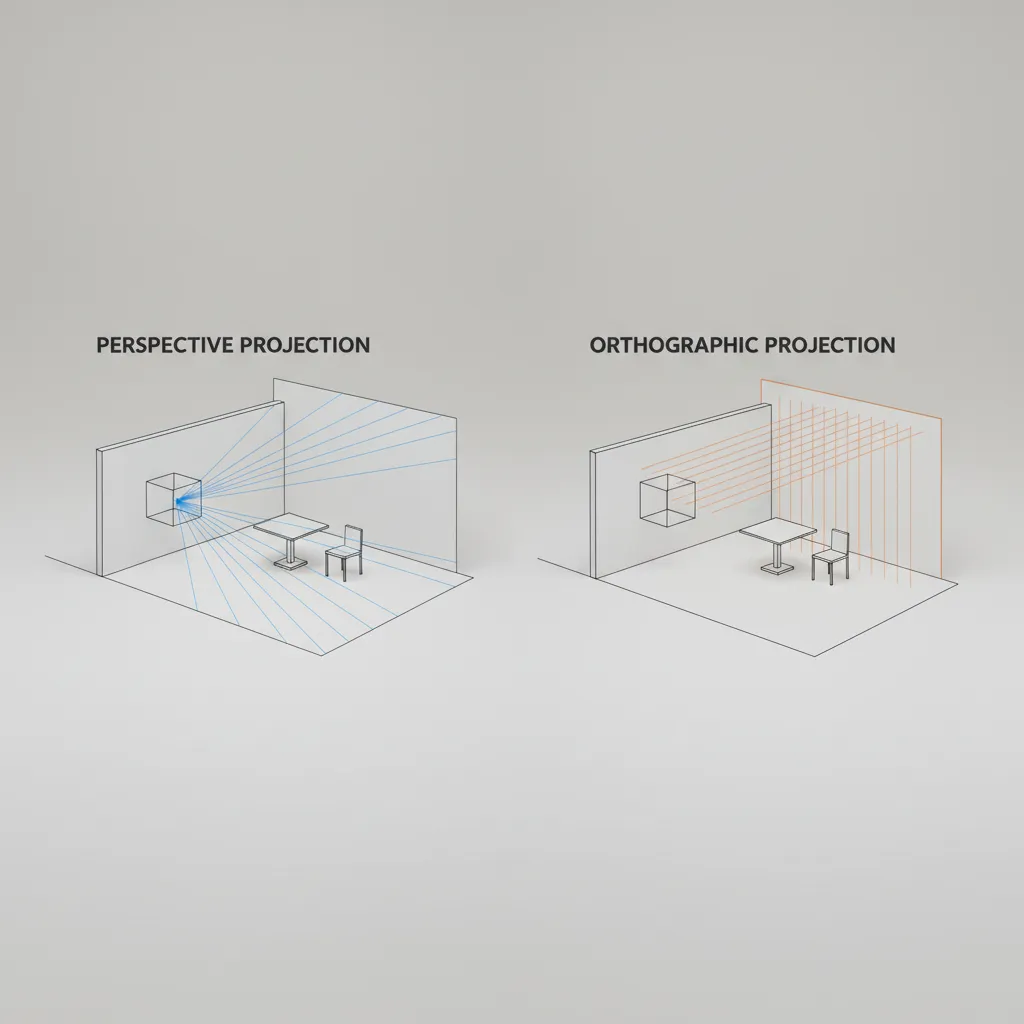 Understanding 3D Model Projections for Design and Visualization