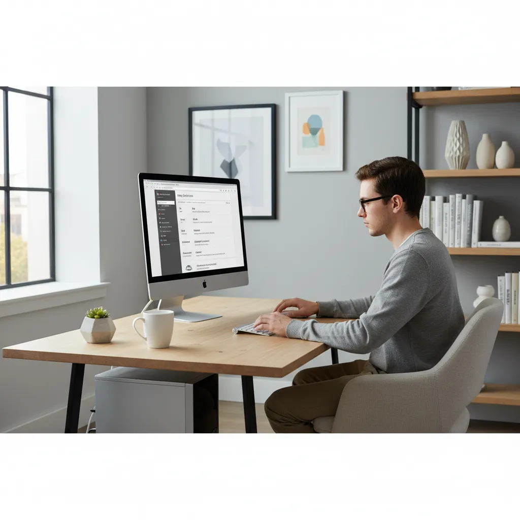 Person researching slang definitions on a computer screen