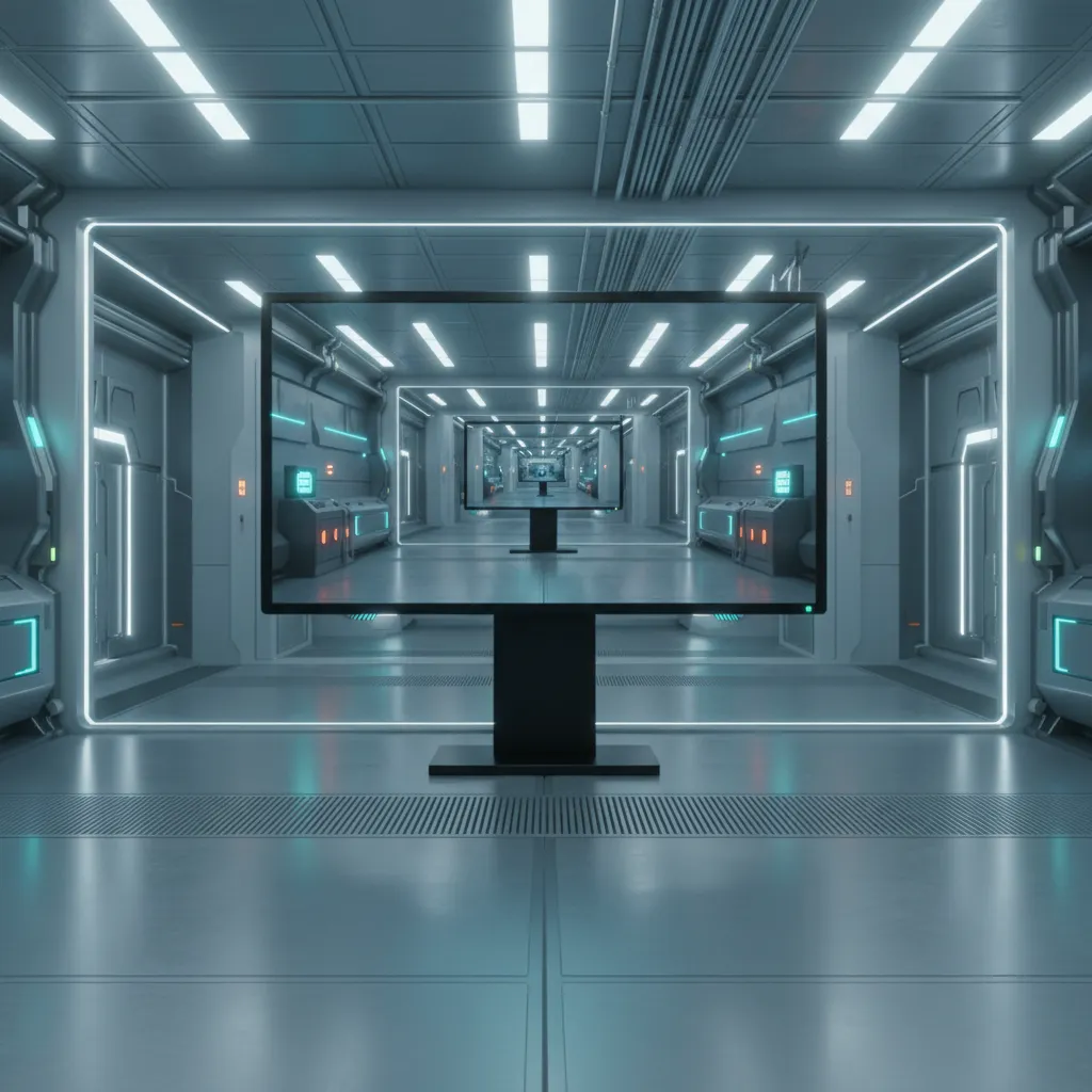 Unity camera rendering scene to a render texture screen