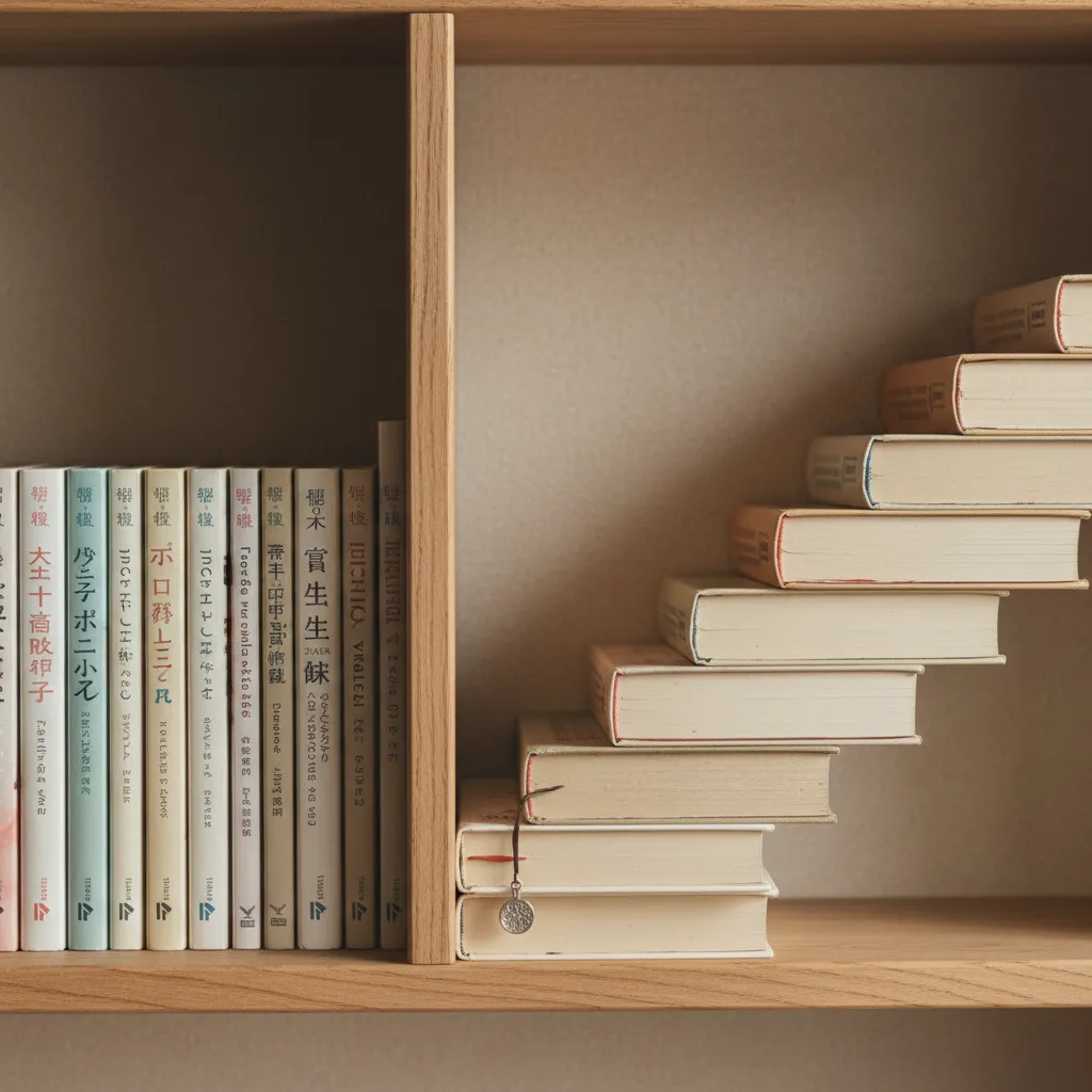 Tips 4: “未読は縦、既読は横”で積読を管理｜収納技巧で心理を動かす