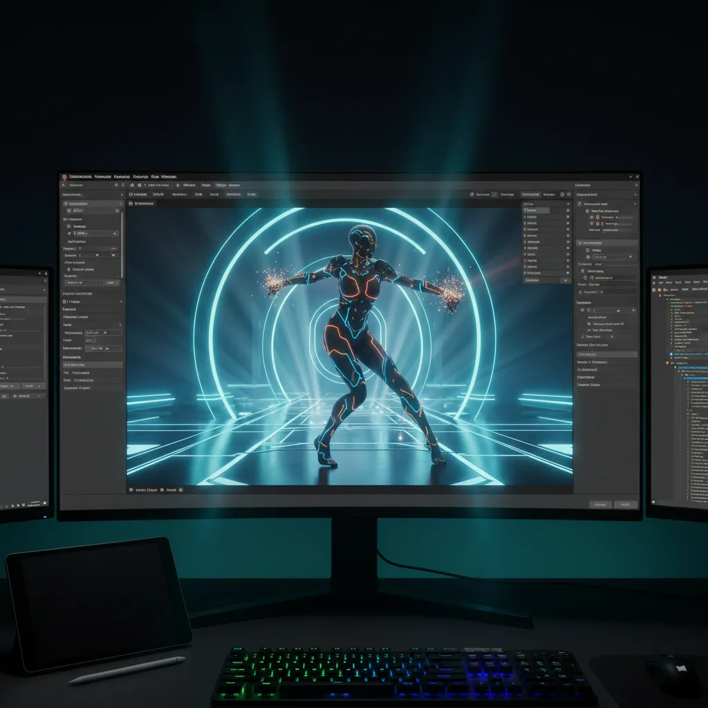 Unreal Engine viewport showing character performing dance animation