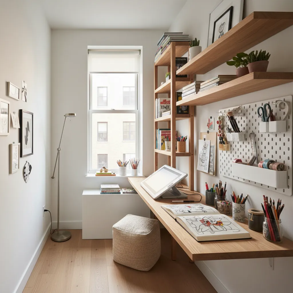 How Urban Artists Create Art in Tiny Studios and Apartments