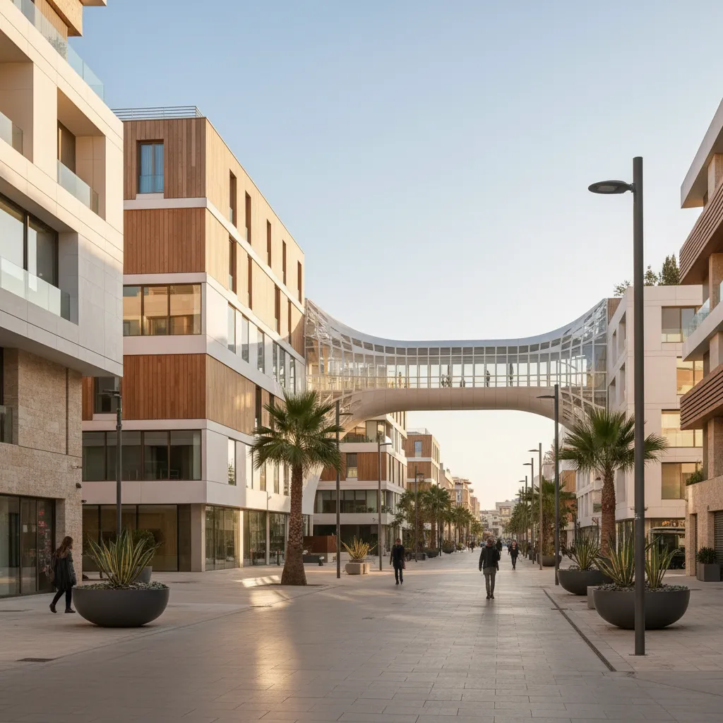 Arquitectura moderna y espacios urbanos de diseño en Valencia