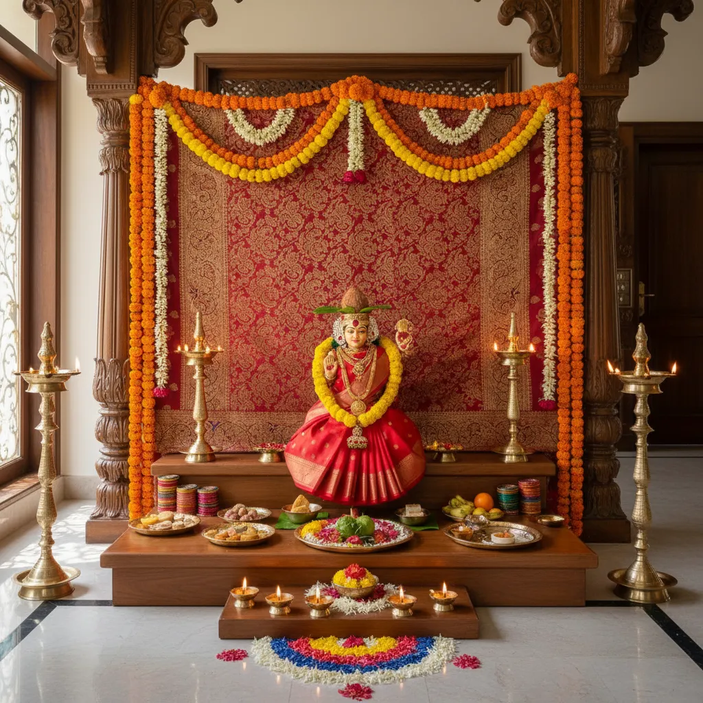 Varalakshmi Pooja Decoration Items Online Ideas for a Beautiful Home Setup