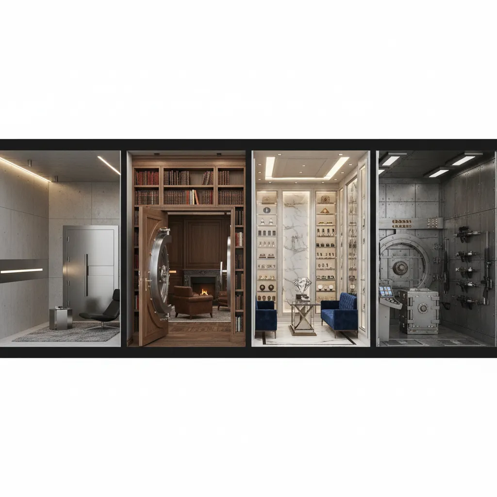 Vault Room Design Styles Compared for Modern Hidden Luxury and Tactical Spaces