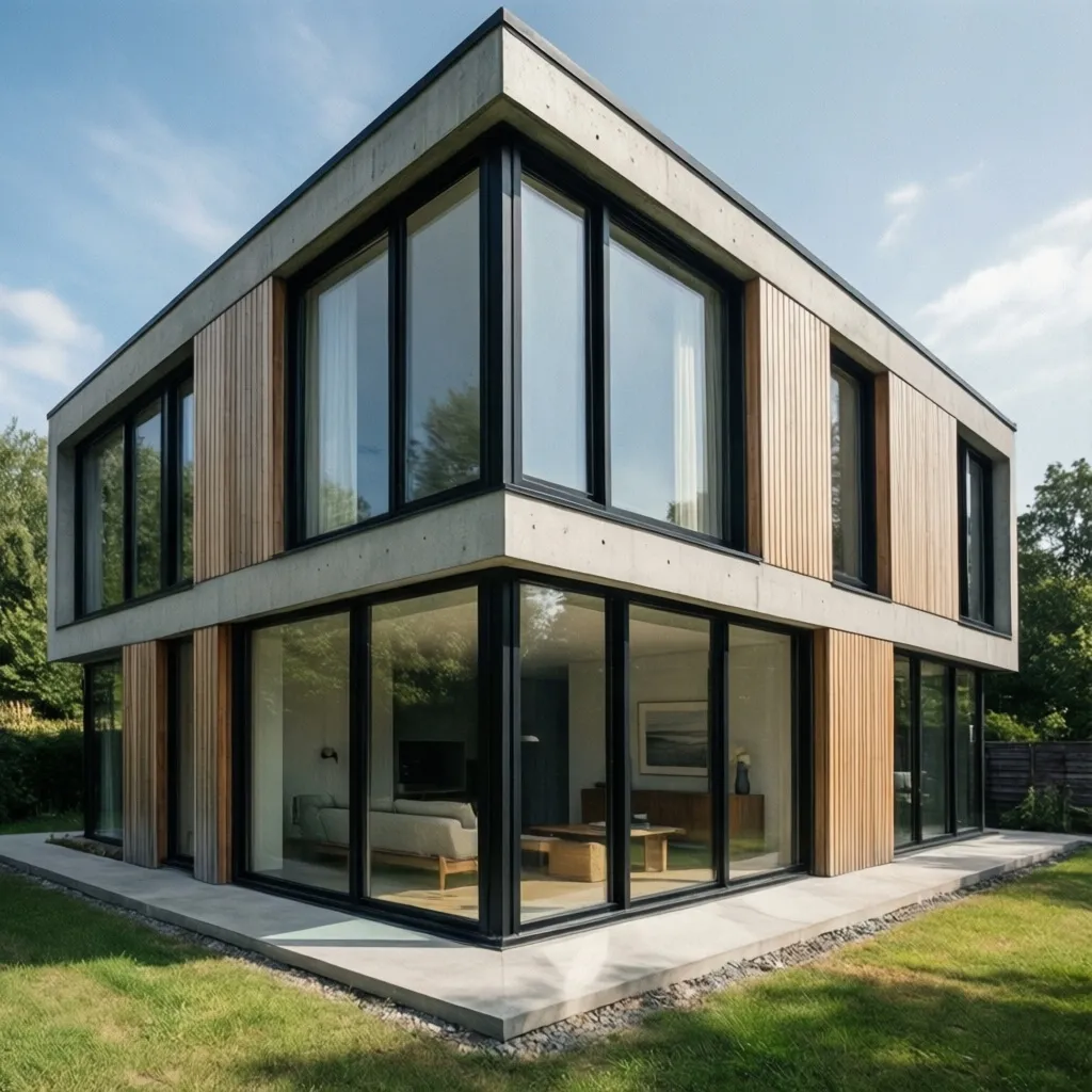 Diseños de ventanas cuadradas para casas modernas