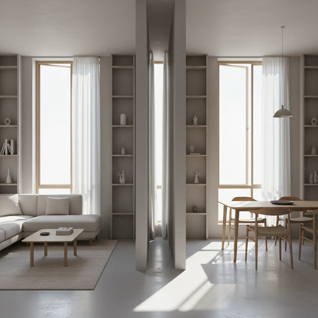 casa pequena com janelas bem posicionadas para ventilação cruzada