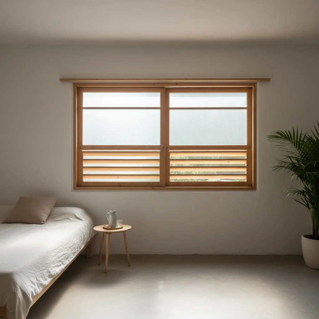 Contoh ventilasi dan jendela pada kamar kontrakan