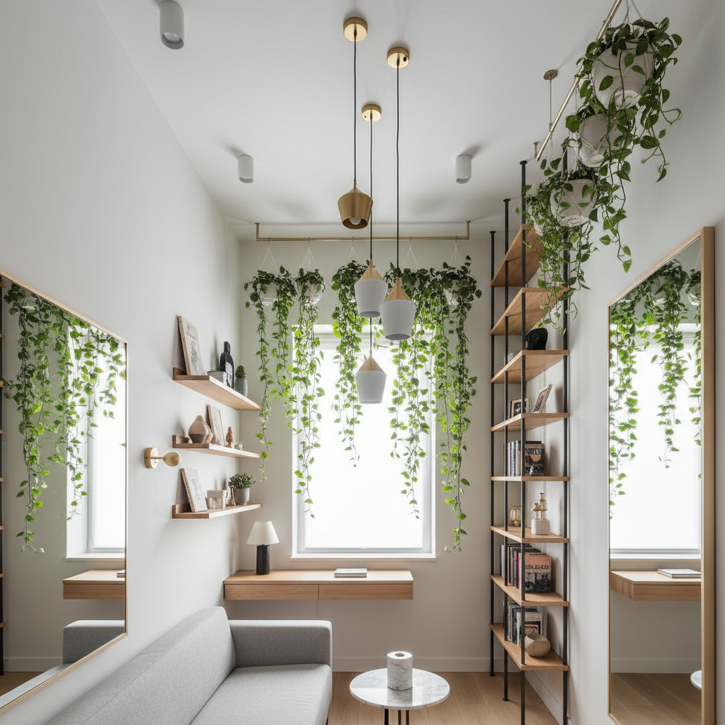 Photo inspiration: Small Apartment Decor Trends For A Small Space Reference: 7 Vertical Decor Trends For Small Apartments
