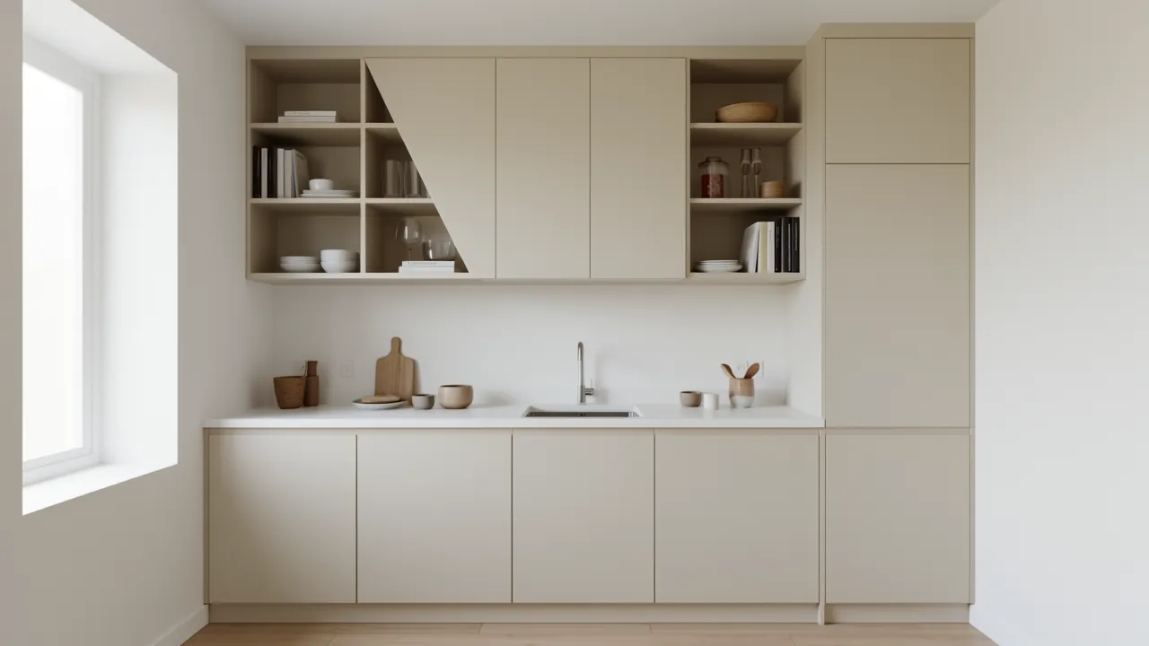 Ceiling height kitchen cabinets maximizing vertical storage in a small kitchen