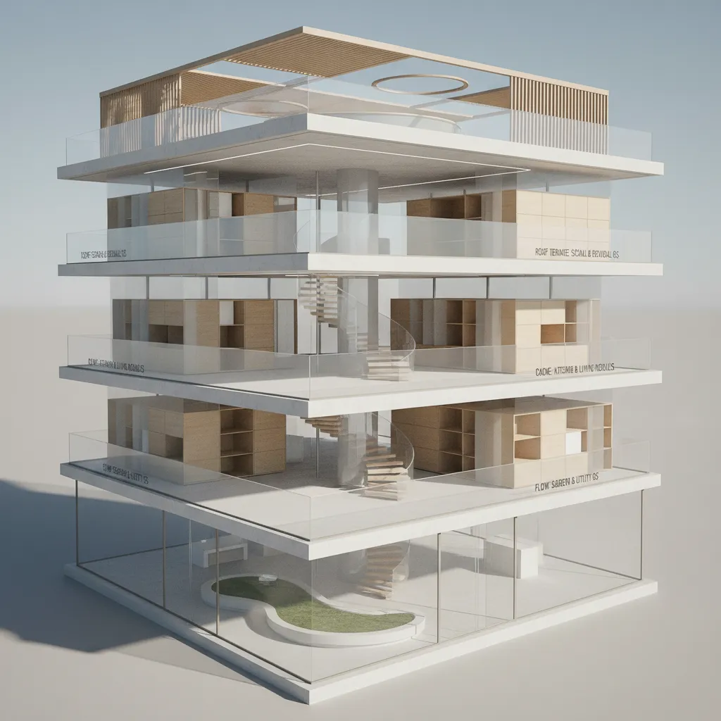 Three-Storey Residential Interface: A future-forward reading of a 3-level home as a lifestyle operating system