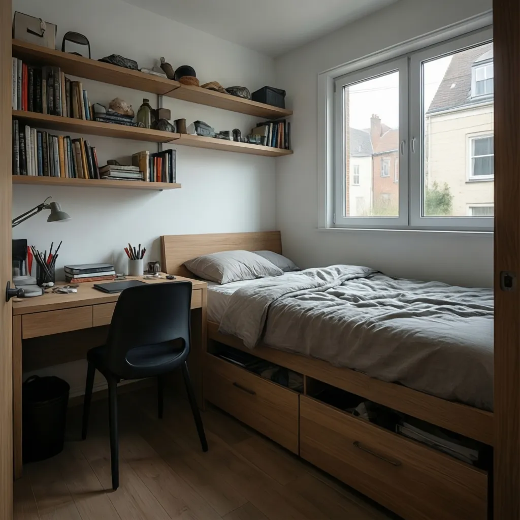 Traffic flow mistakes in compact rooms