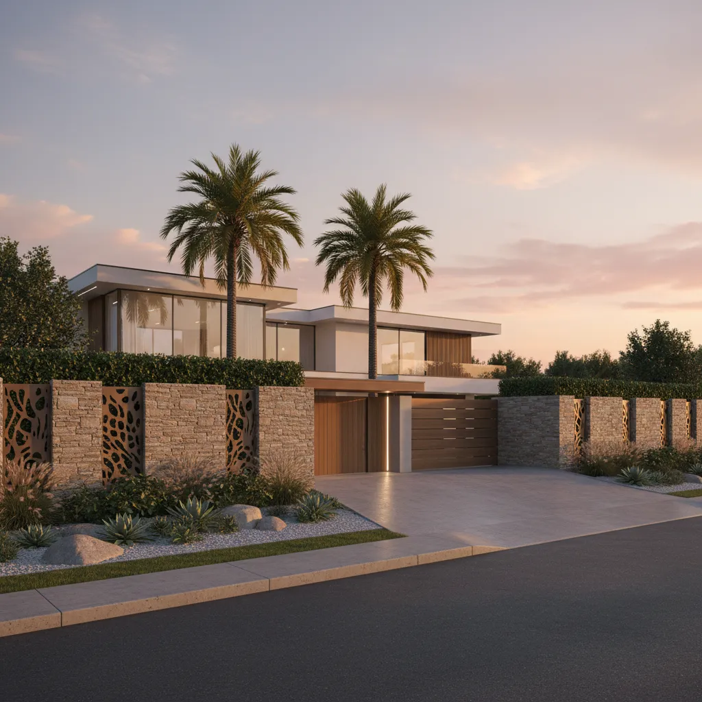 Villa Boundary Wall Design Ideas That Elevate Privacy